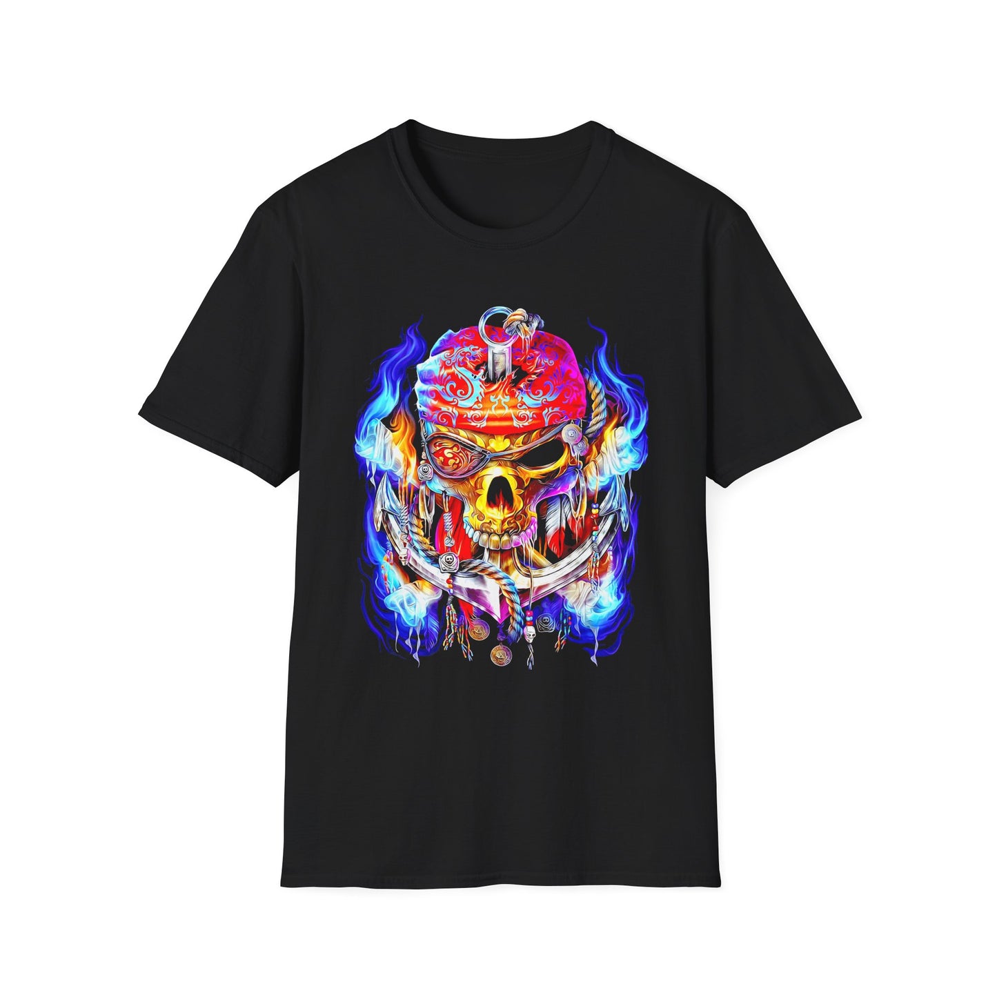 Pirate Skull - T-Shirt - Blount Custom Creations