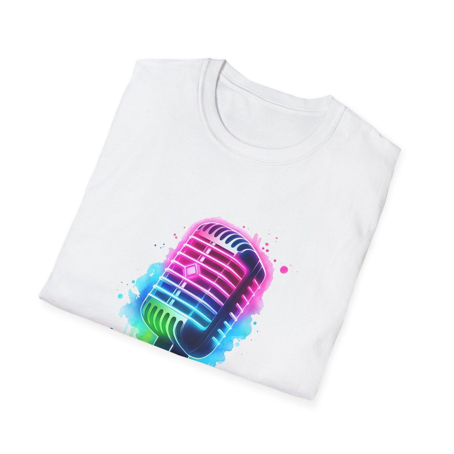 Colorful Microphone - T-Shirt - Blount Custom Creations