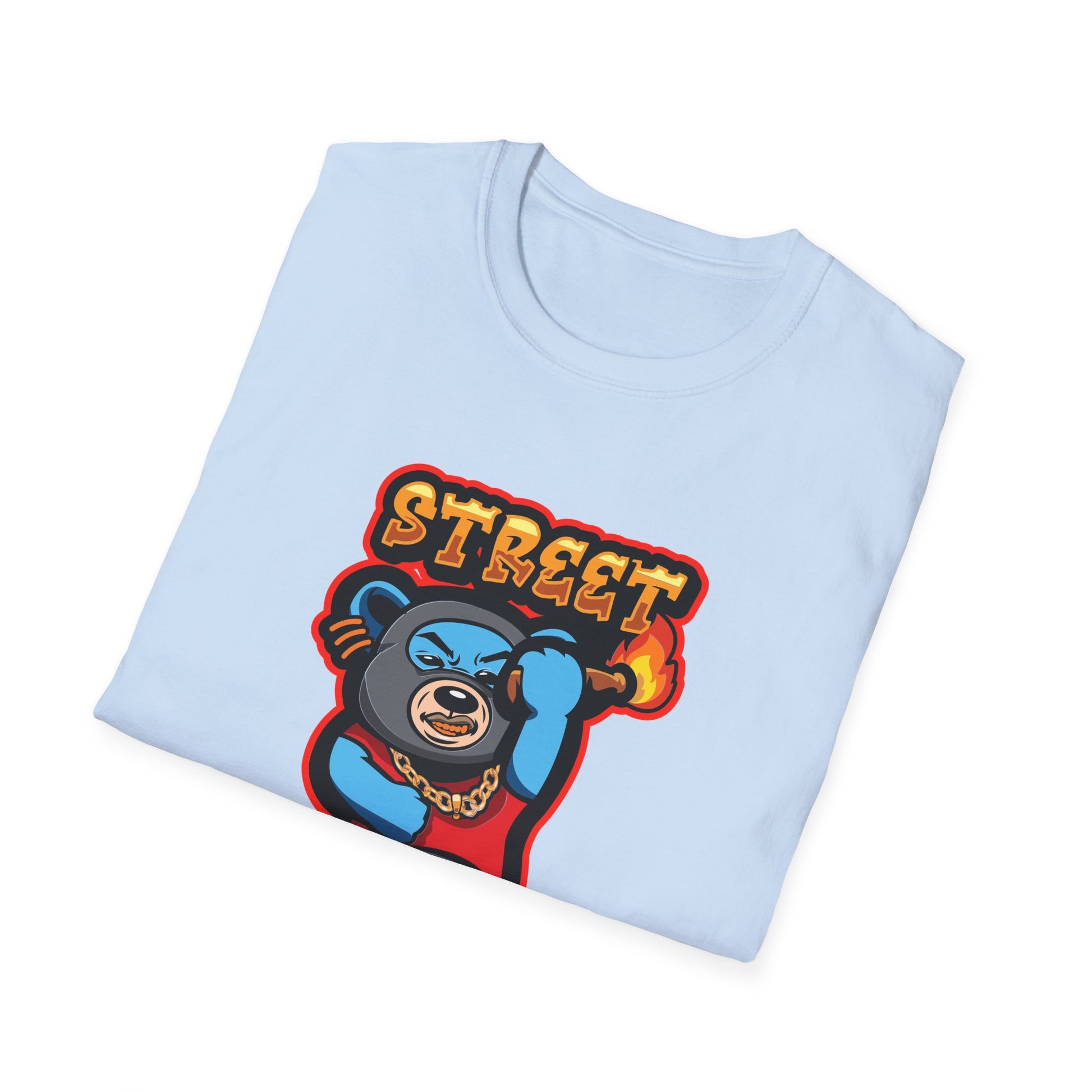 Street Justice Streetwear Rapping Bear - T-Shirt - Blount Custom Creations