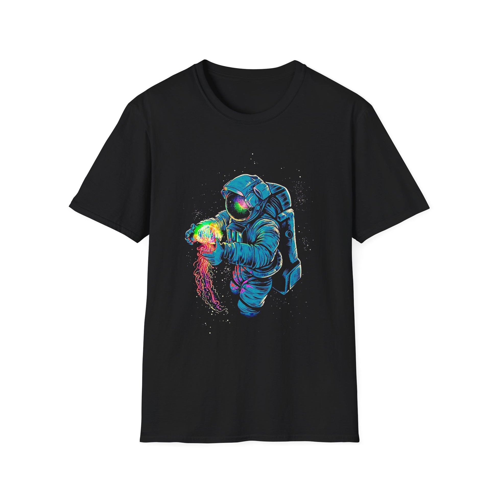 Astronaut with 3D Globe - T-Shirt - Blount Custom Creations