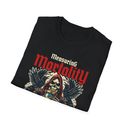 Measuring Mortality Death's Countdown Skull - T-Shirt - Blount Custom Creations