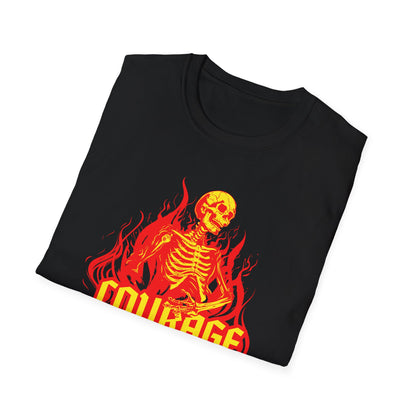 Courage Under Fire Skeleton - T-Shirt - Blount Custom Creations