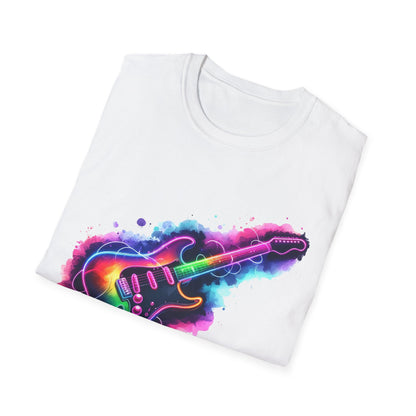 Glowing Electric Guitar - T-Shirt - Blount Custom Creations