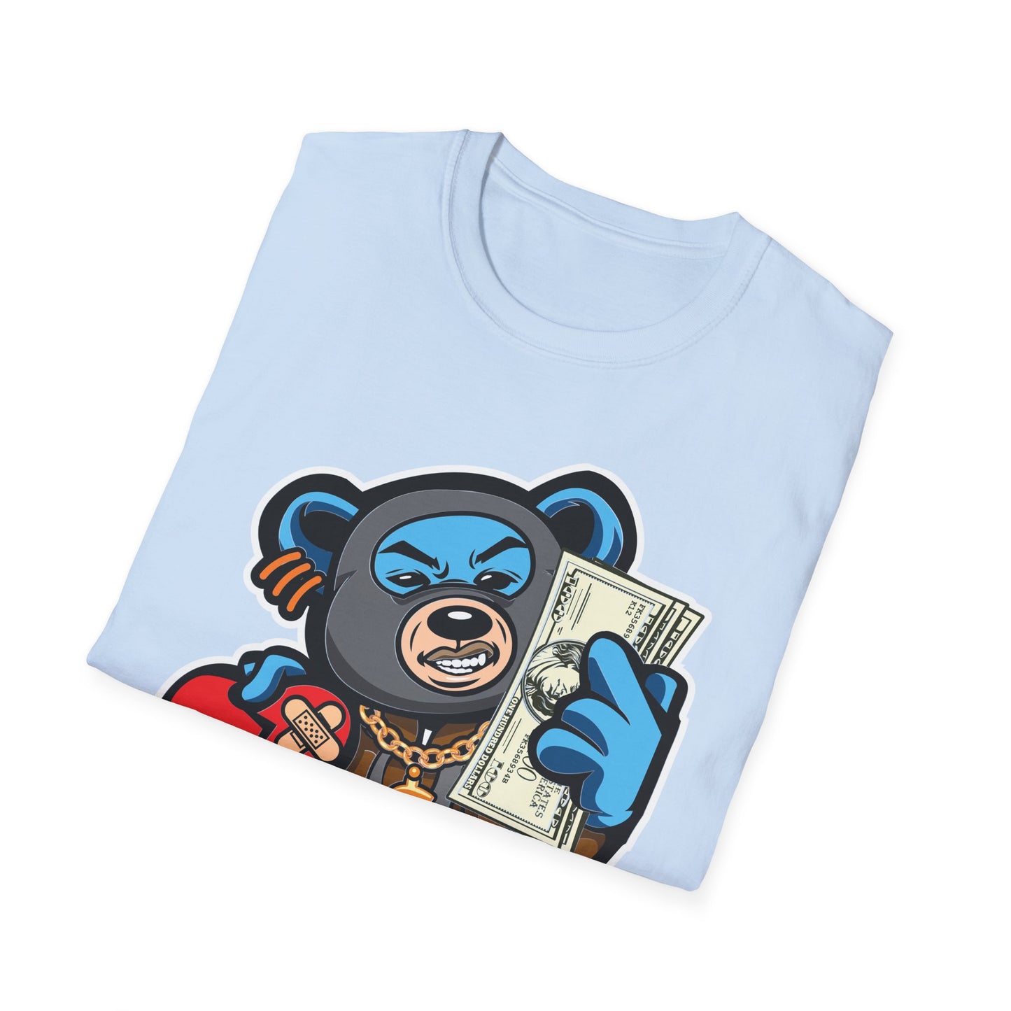 Heartless Gangster Bear Streetwear - T-Shirt - Blount Custom Creations