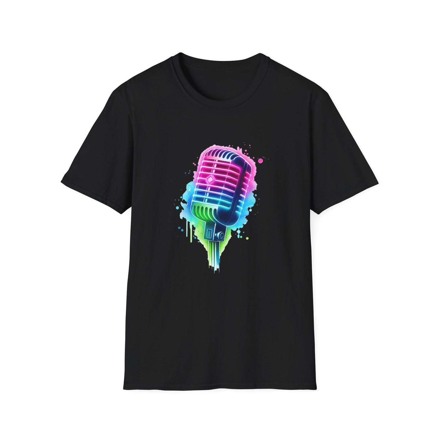 Colorful Microphone - T-Shirt - Blount Custom Creations