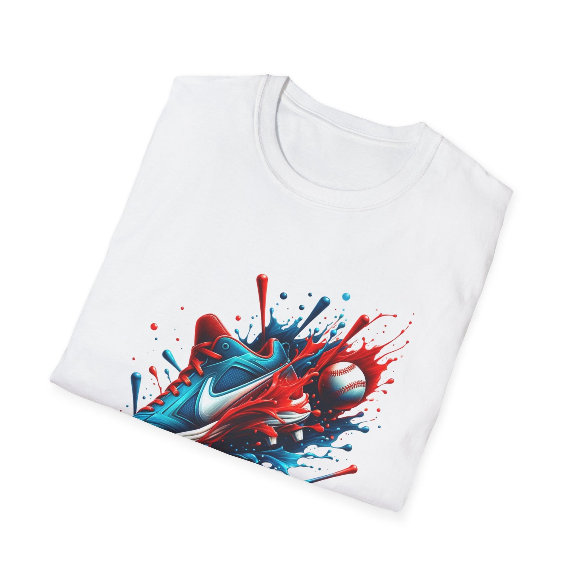 Cleats Splashing with Color - T-Shirt - Blount Custom Creations