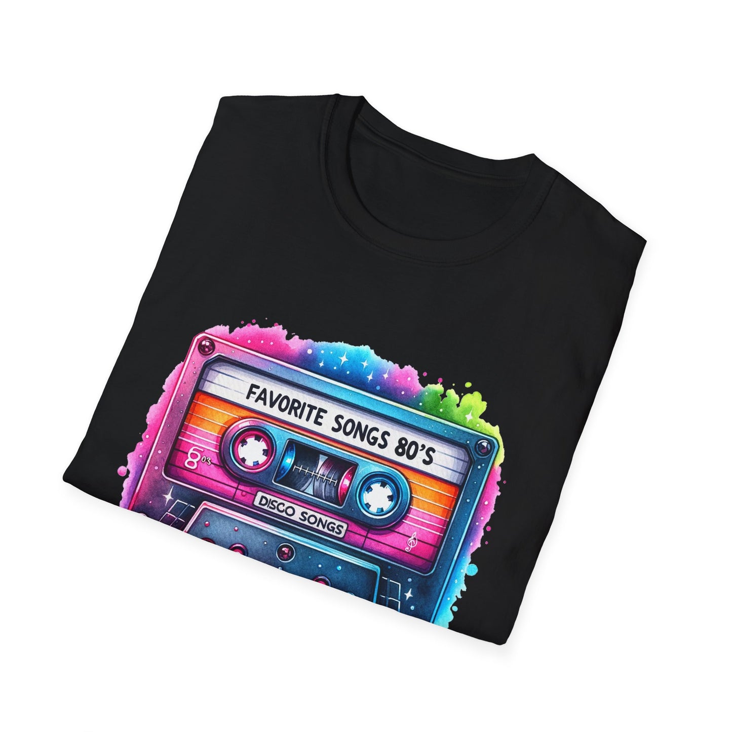 80's Favorite Songs Cassette Tape 1 - T-Shirt - Blount Custom Creations