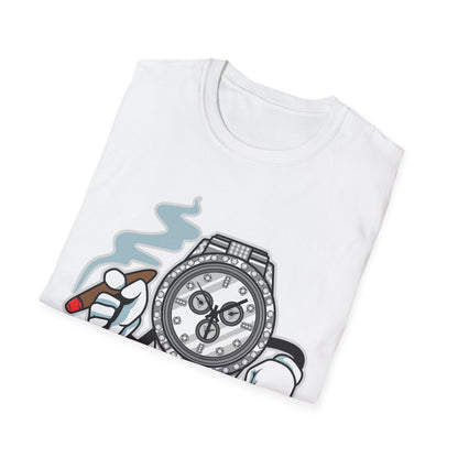 Watch Smoking Time is Money Streetwear - T-Shirt - Blount Custom Creations