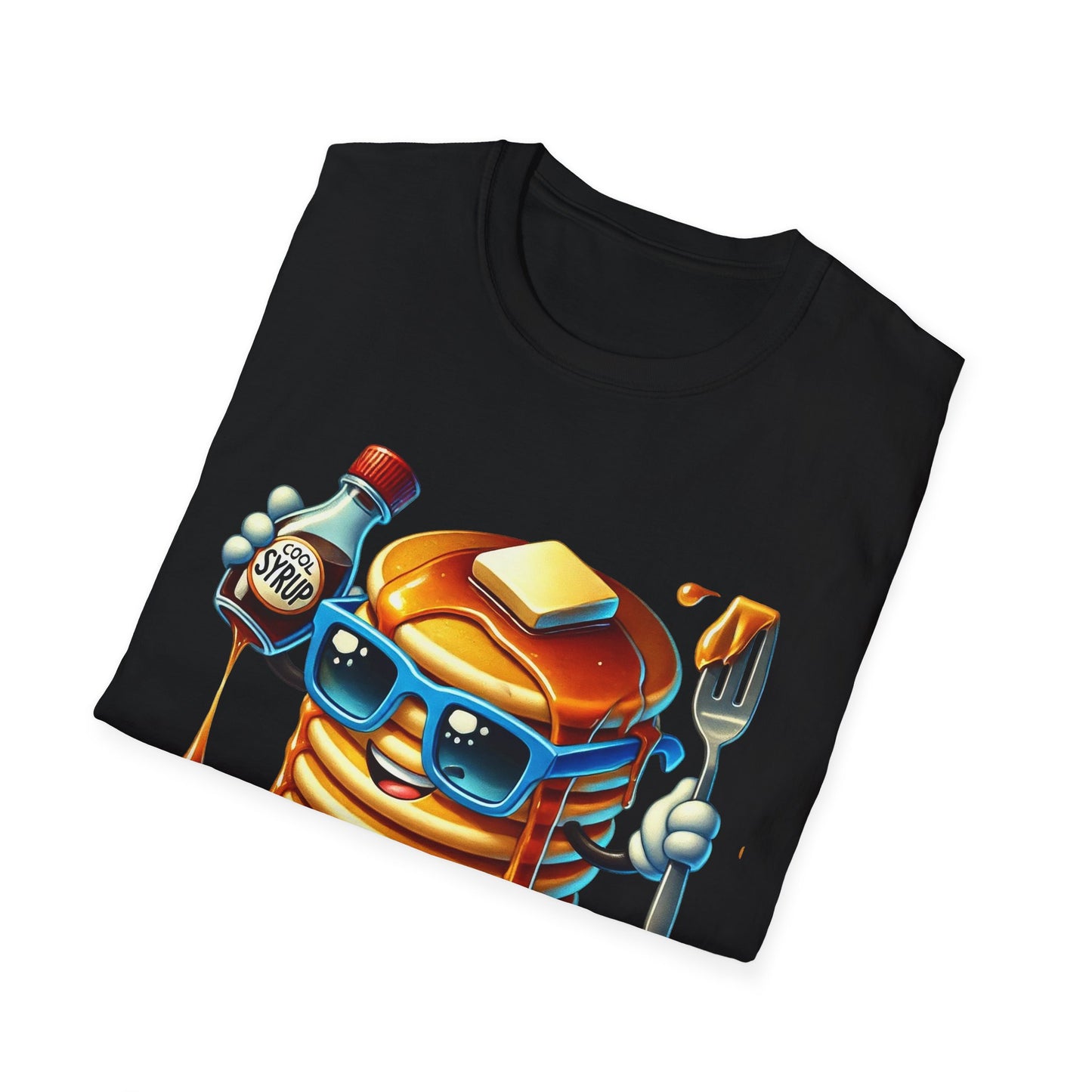 Stack of Pancakes with Syrup - T-Shirt - Blount Custom Creations