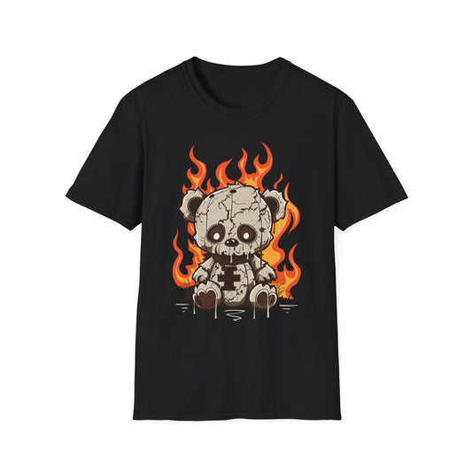 Teddy Bear on Fire - T-Shirt - Blount Custom Creations