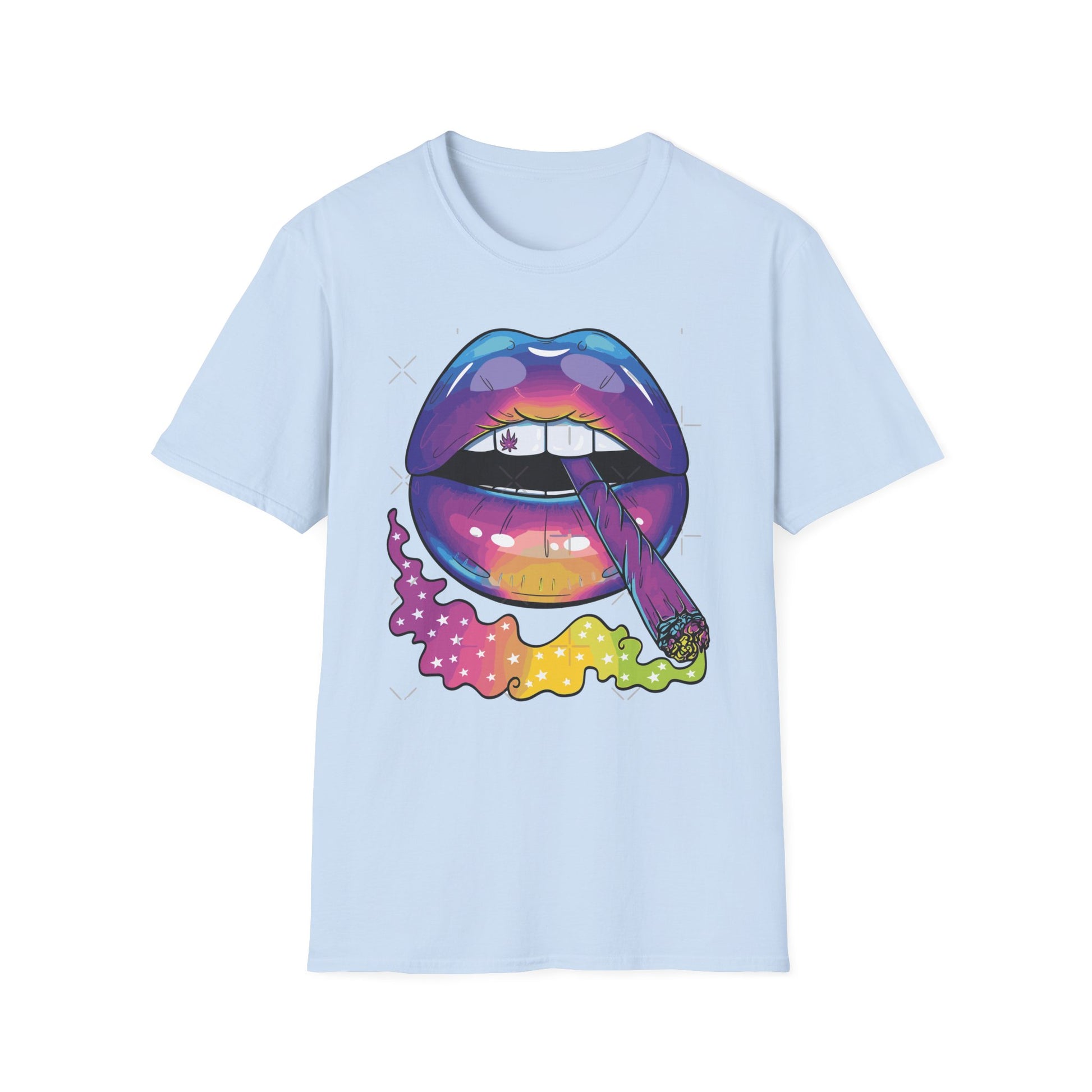 Smoking Colorful Lips - T-Shirt - Blount Custom Creations