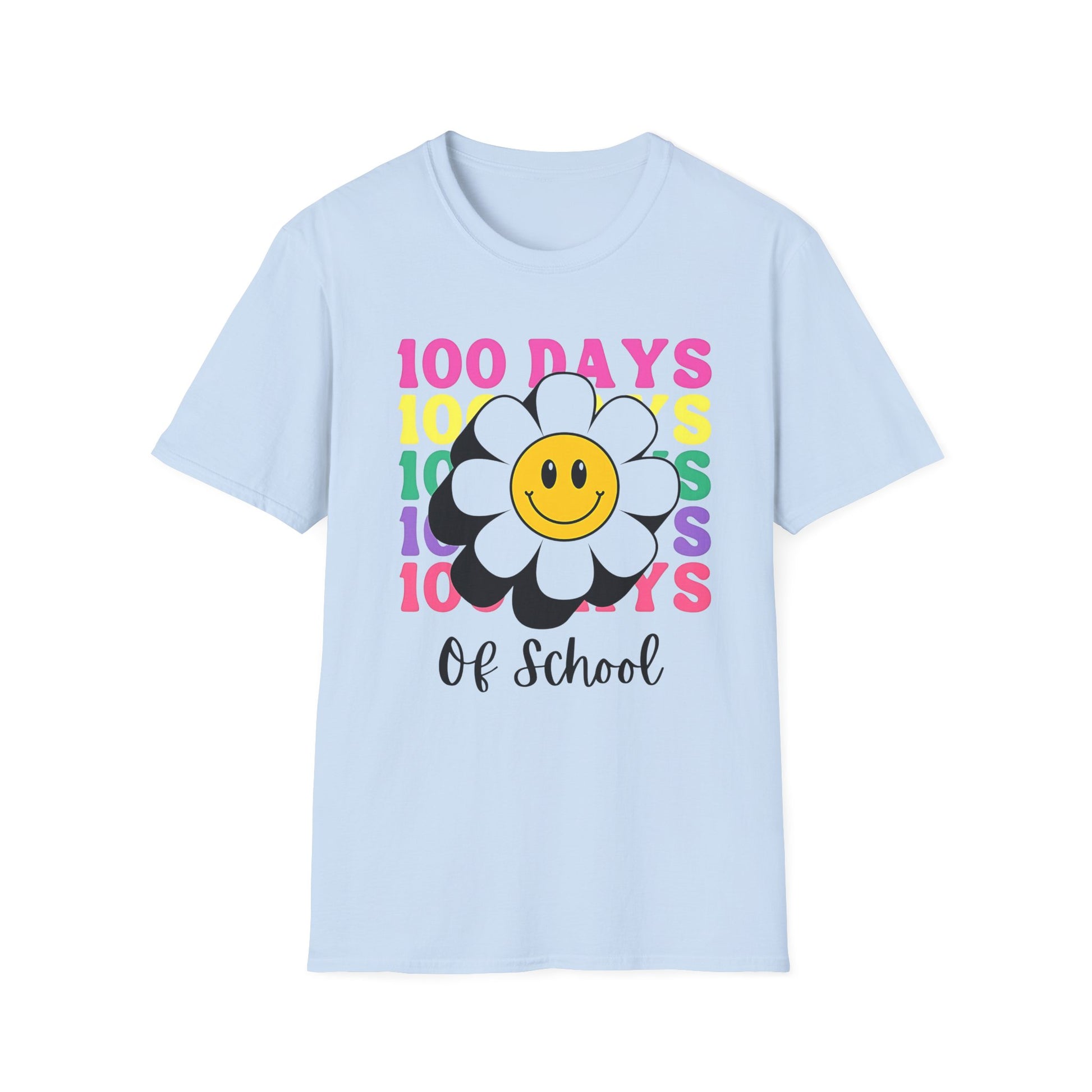 100 Days of School Flower - T-Shirt - Blount Custom Creations