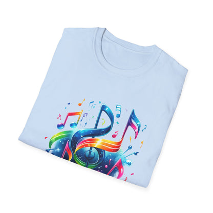 Colorful Music Notes - T-Shirt - Blount Custom Creations