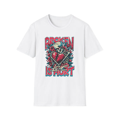 Broken Love Skull - T-Shirt - Blount Custom Creations