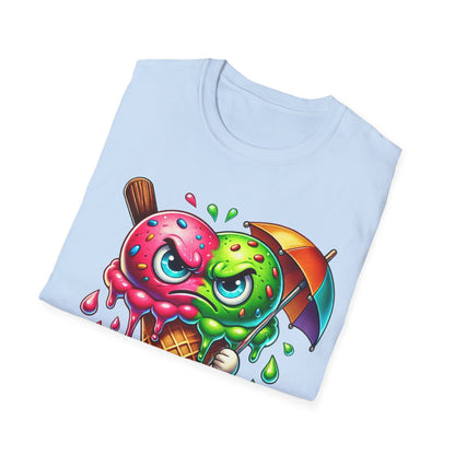 Mad Ice Cream Cone Melting - T-Shirt - Blount Custom Creations