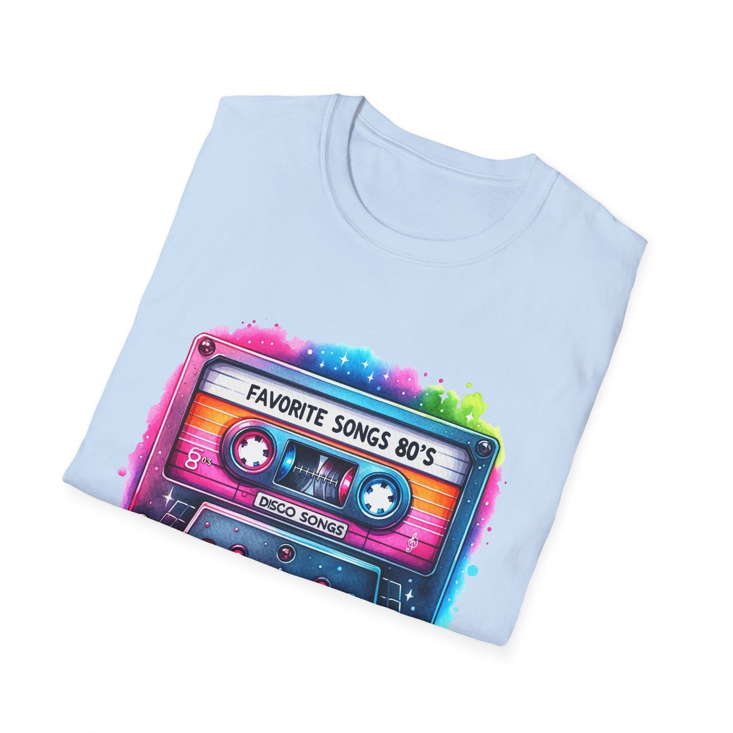 80's Favorite Songs Cassette Tape 1 - T-Shirt - Blount Custom Creations