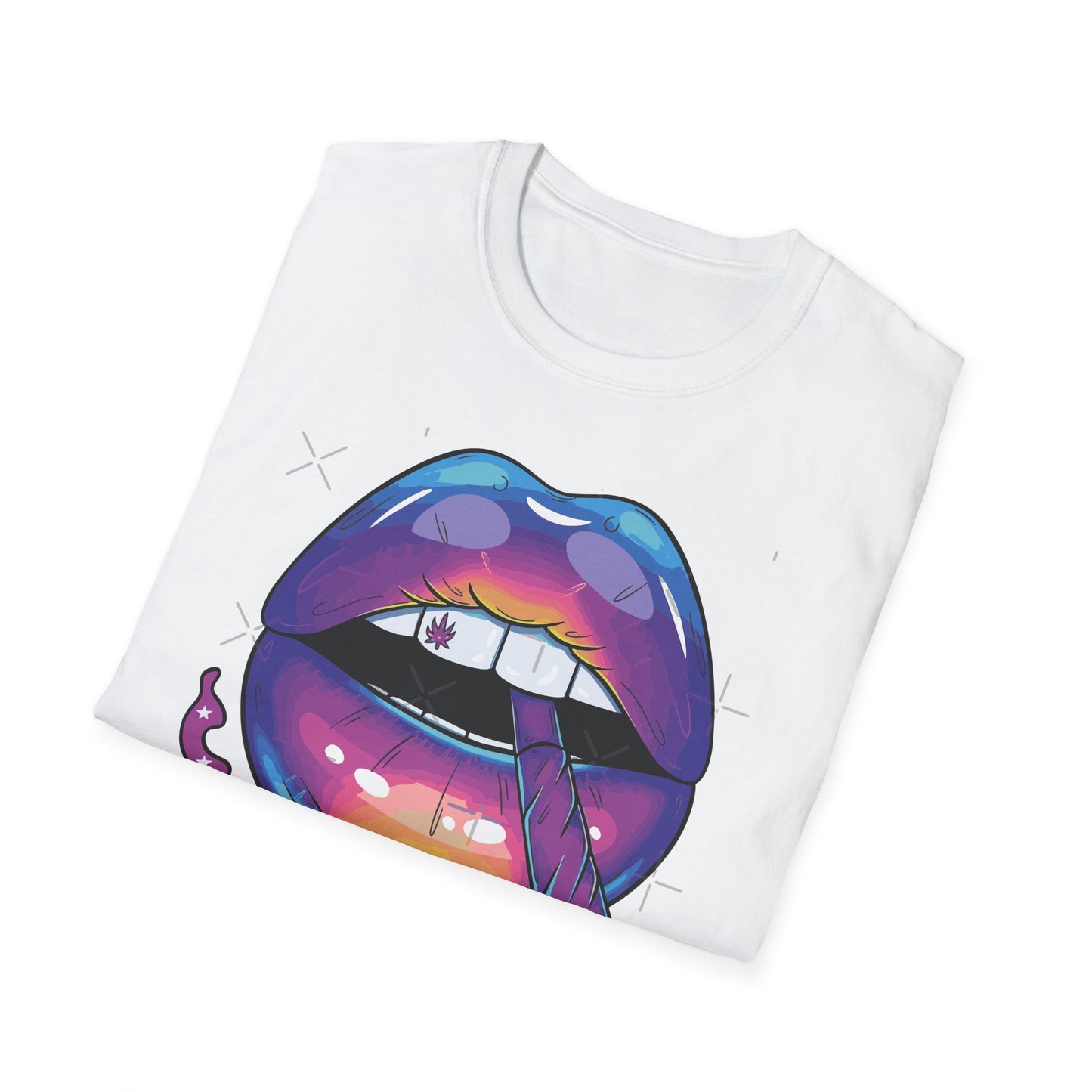 Smoking Colorful Lips - T-Shirt - Blount Custom Creations