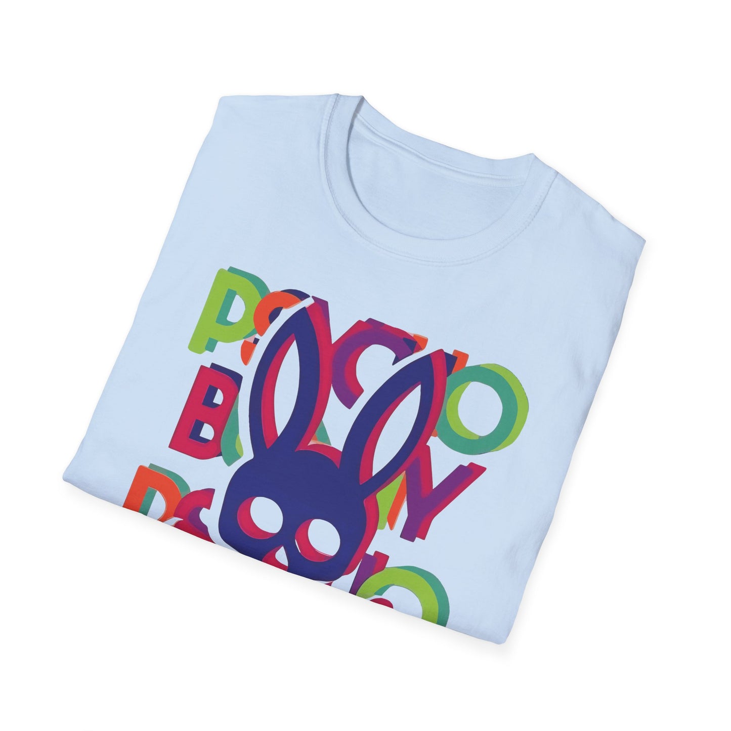 Multi-Colored Skull and Bones Rabbit - T-Shirt - Blount Custom Creations