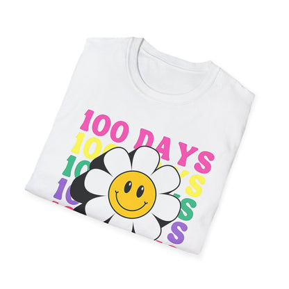 100 Days of School Flower - T-Shirt - Blount Custom Creations