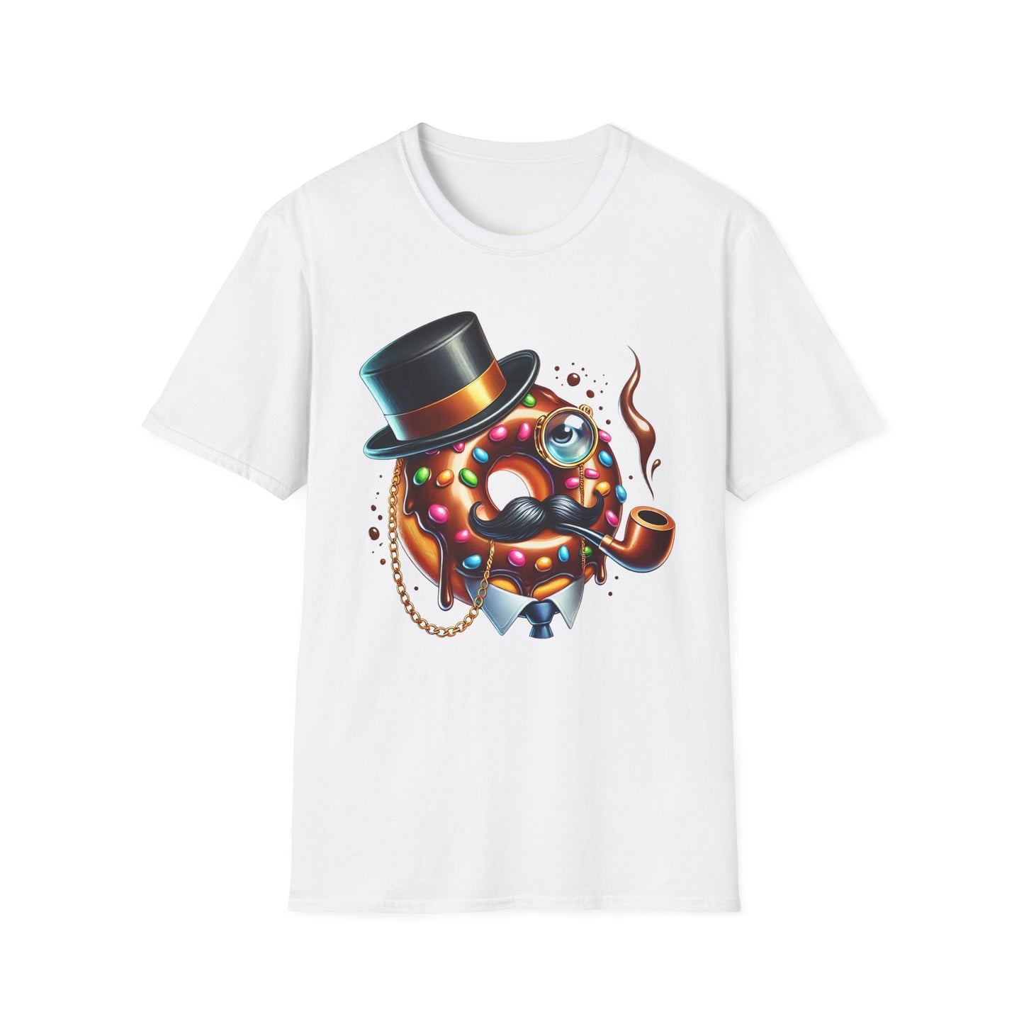 Smoking Chocolate Donut - T-Shirt - Blount Custom Creations