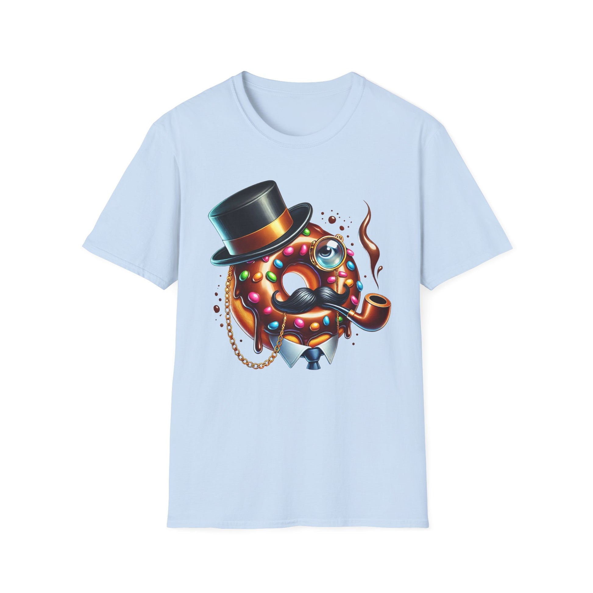 Smoking Chocolate Donut - T-Shirt - Blount Custom Creations