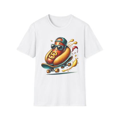 Skateboarding Hot Dog - T-Shirt - Blount Custom Creations