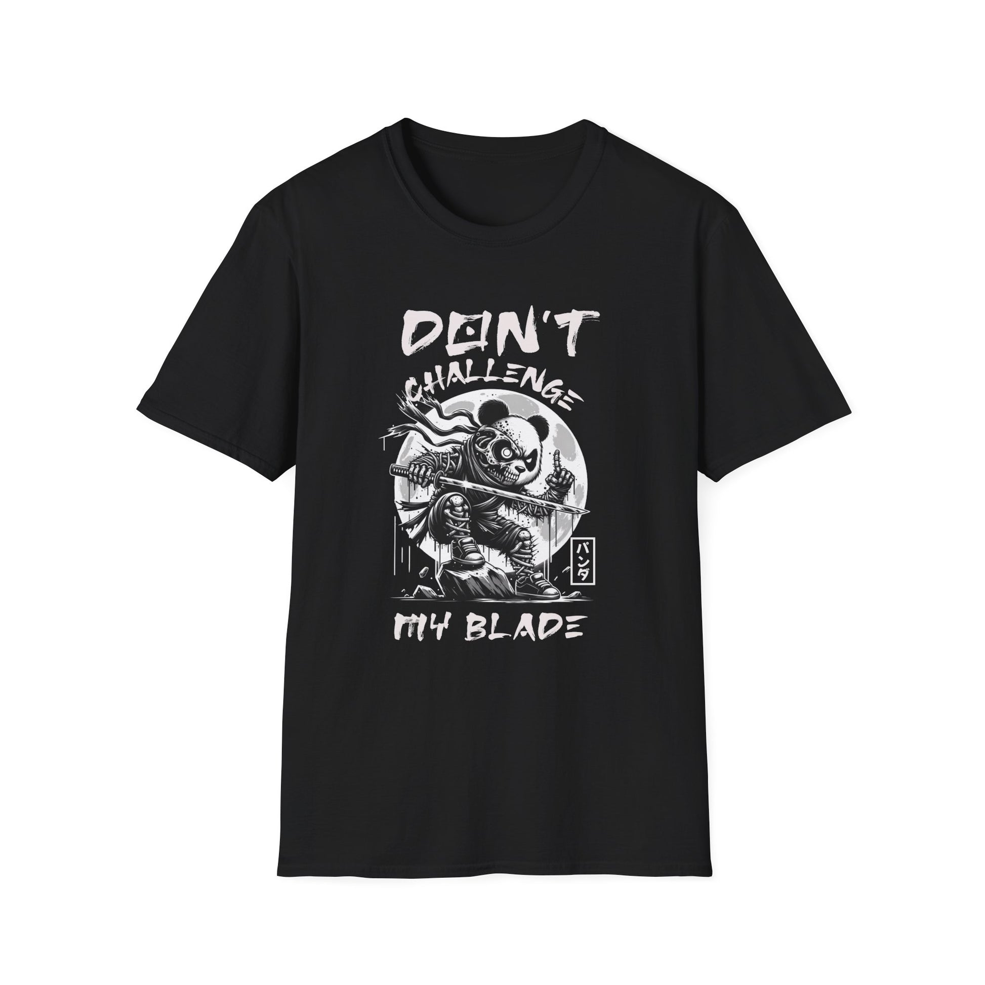 Don't Challenge My Blade Panda - T-Shirt - Blount Custom Creations