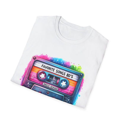 80's Favorite Songs Cassette Tape 1 - T-Shirt - Blount Custom Creations