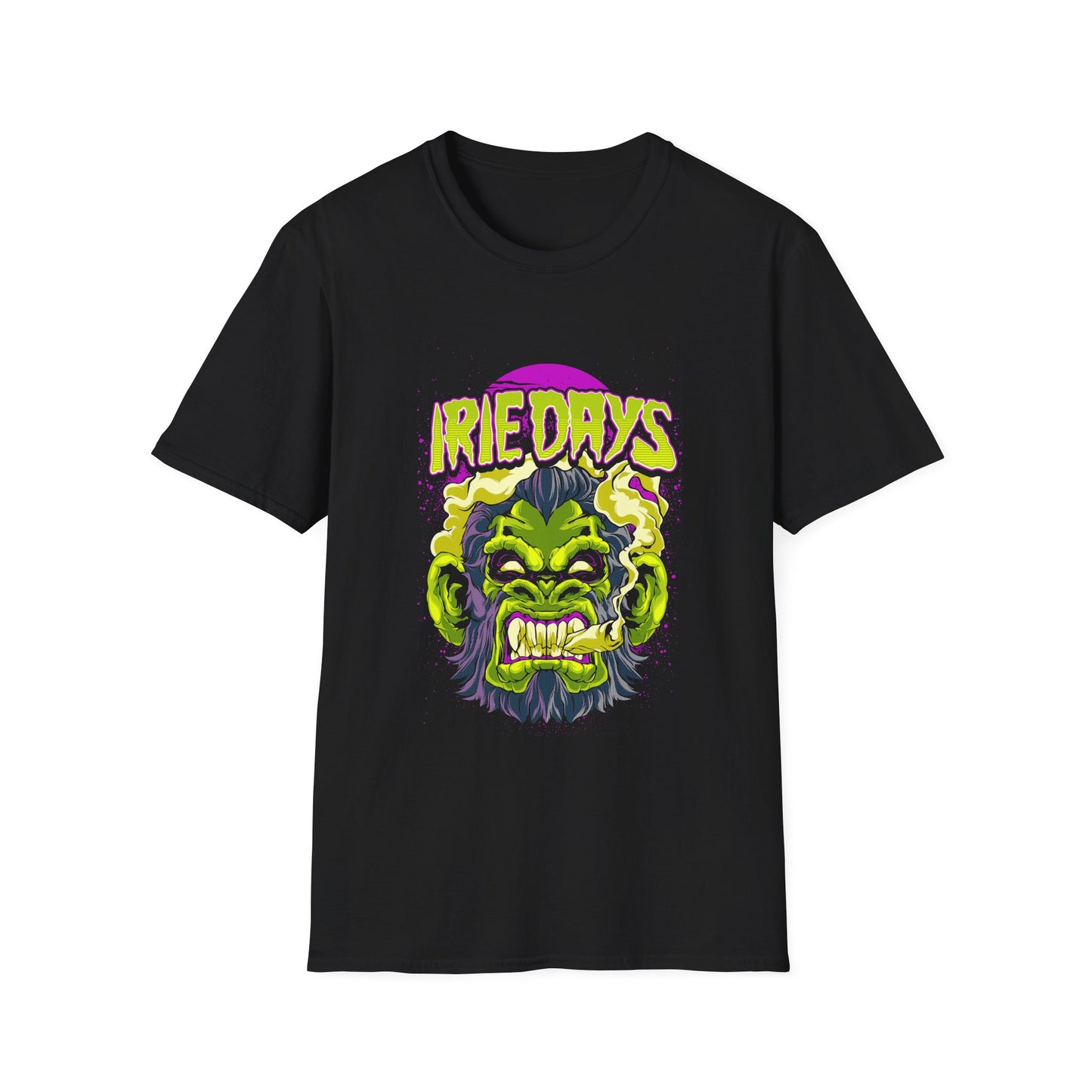 Irie Days Smoking Evil Ape - T-Shirt - Blount Custom Creations