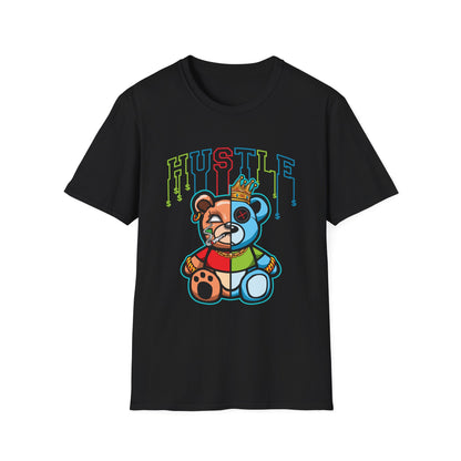 Hustle Graffiti Streetwear Bear - T-Shirt - Blount Custom Creations