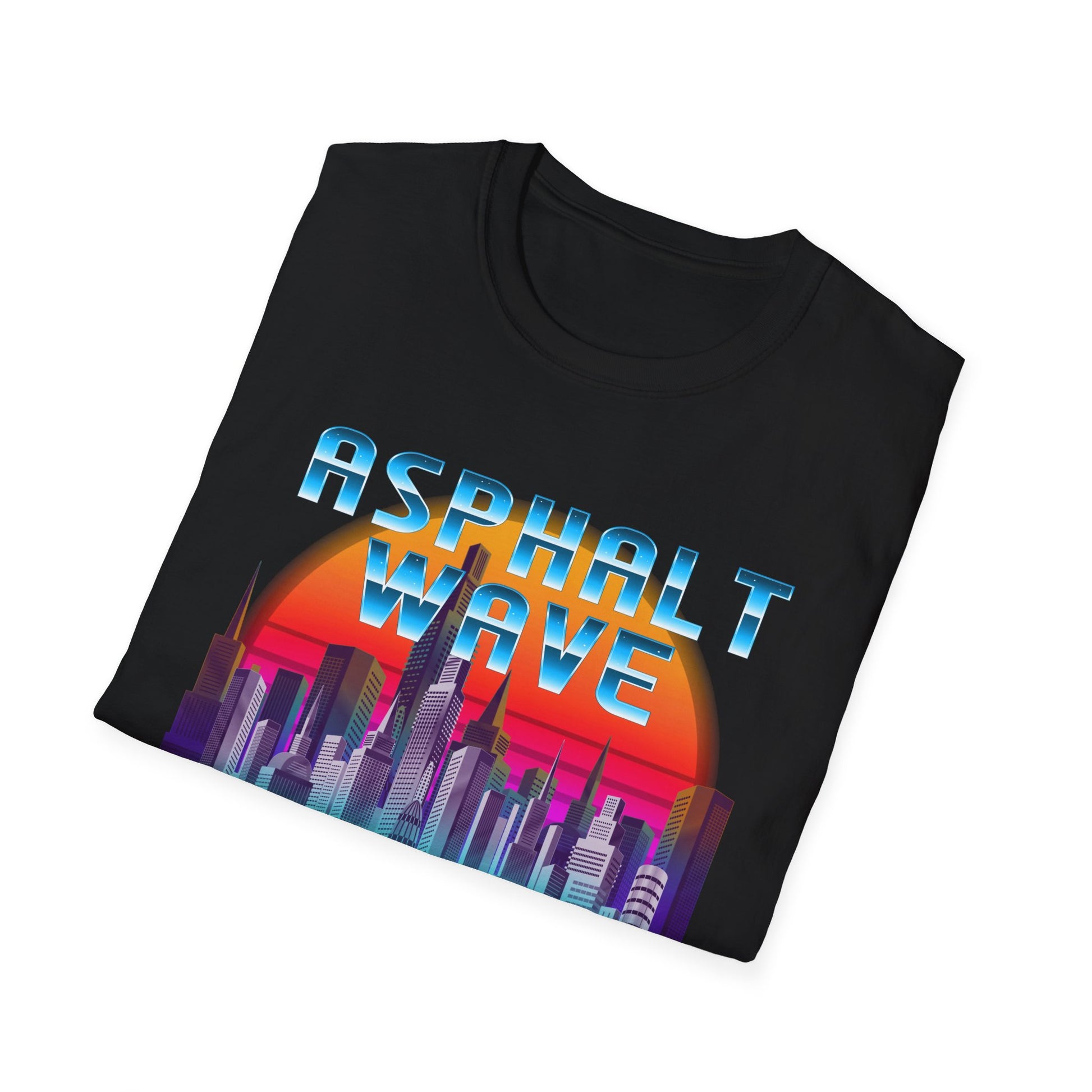 Asphalt Wave Fueled By Adventure - T-Shirt - Blount Custom Creations