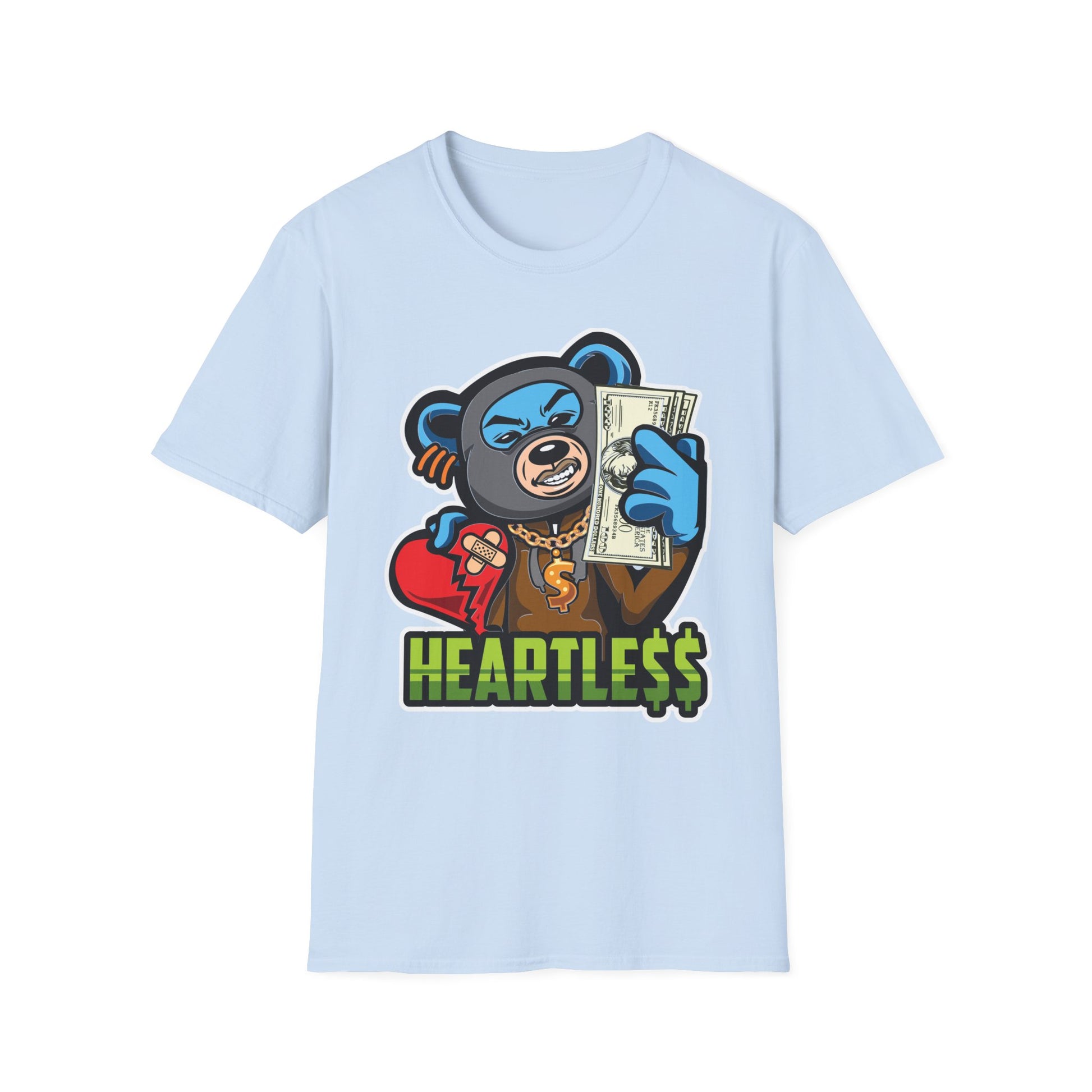 Heartless Gangster Bear Streetwear - T-Shirt - Blount Custom Creations