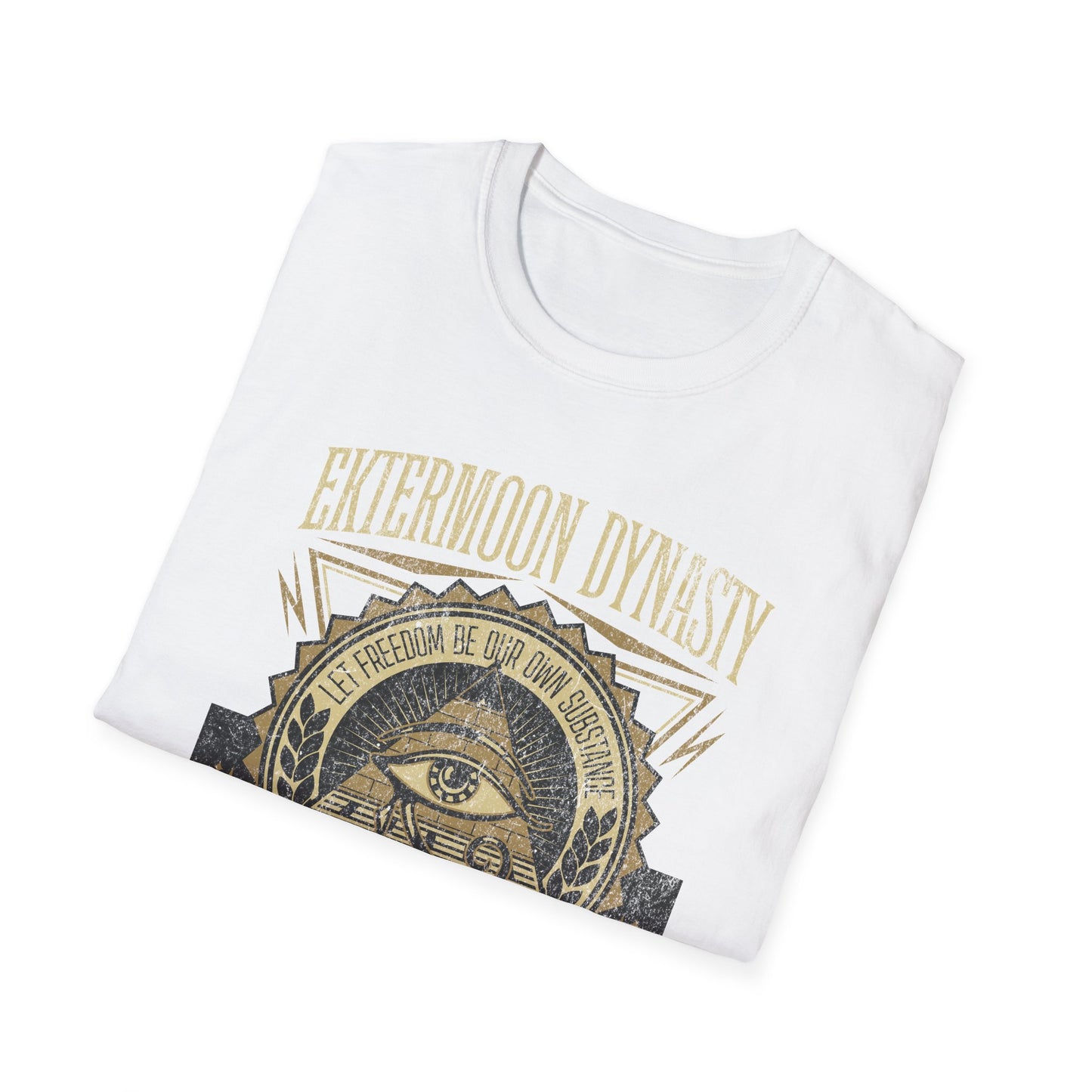 Ektermoon Dynasty Eye Golden Pyramid Emblem - T-Shirt - Blount Custom Creations