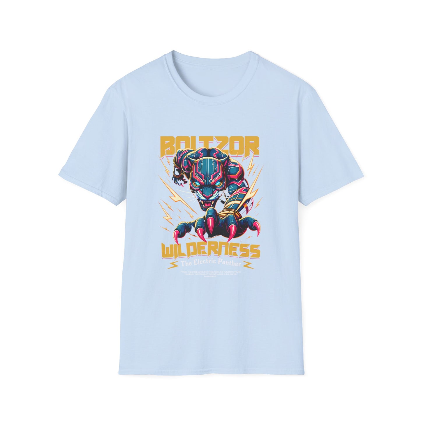 Boltzor Wilderness The Electric Panther - T-Shirt - Blount Custom Creations