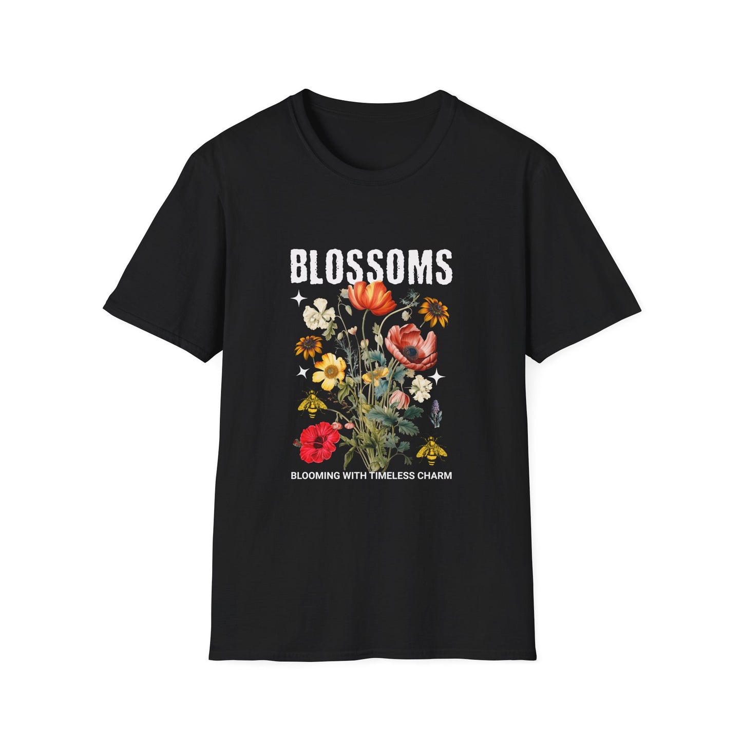 Blossoms Blooming with Timeless Charm - T-Shirt - Blount Custom Creations