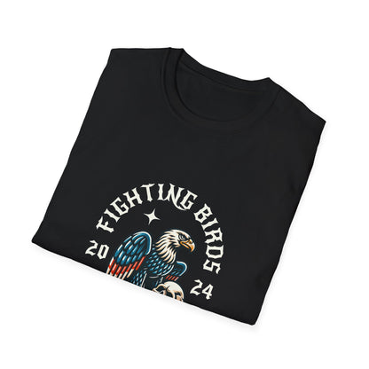 Fighting Birds A Brief History - T-Shirt - Blount Custom Creations