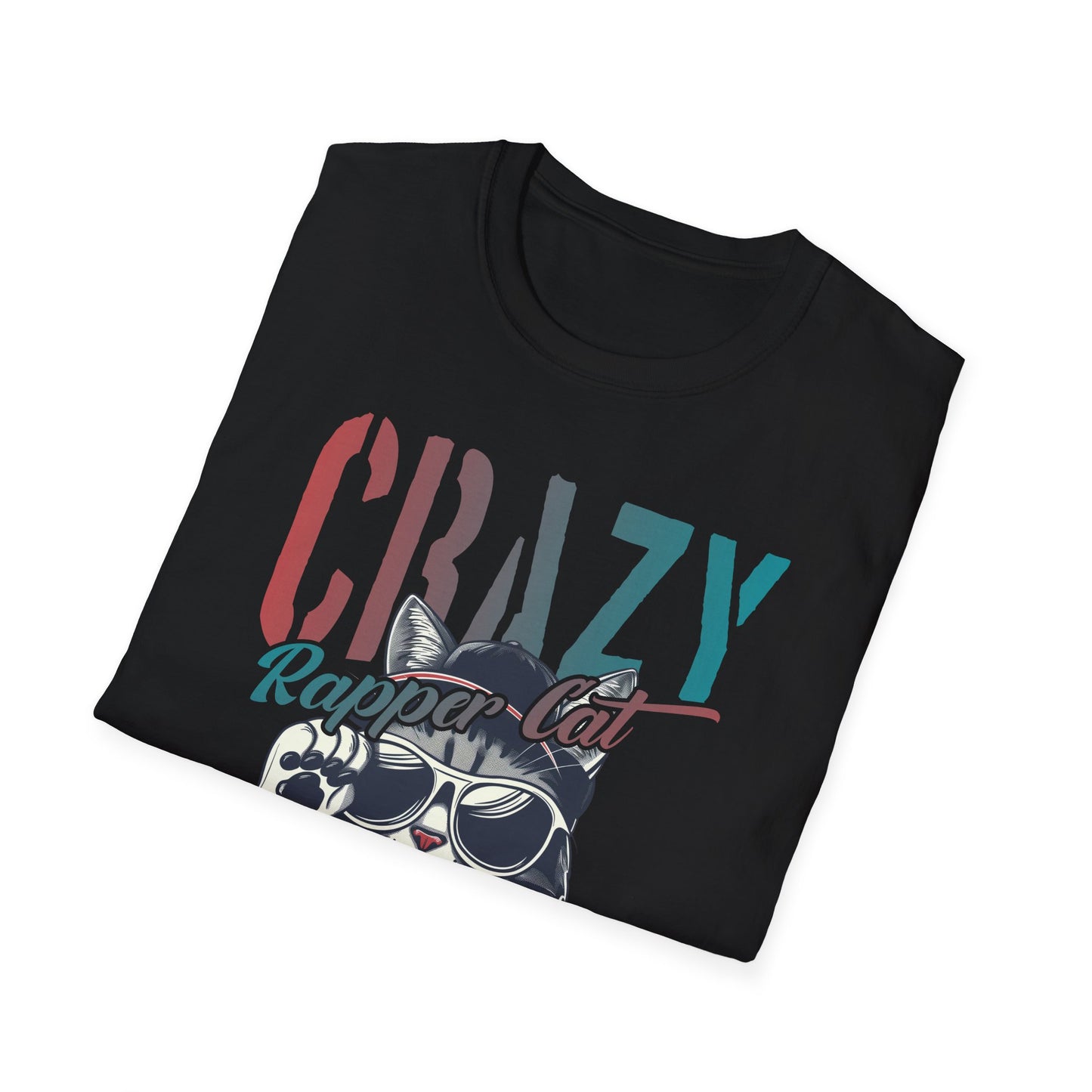 Crazy Rapper Cat - T-Shirt - Blount Custom Creations