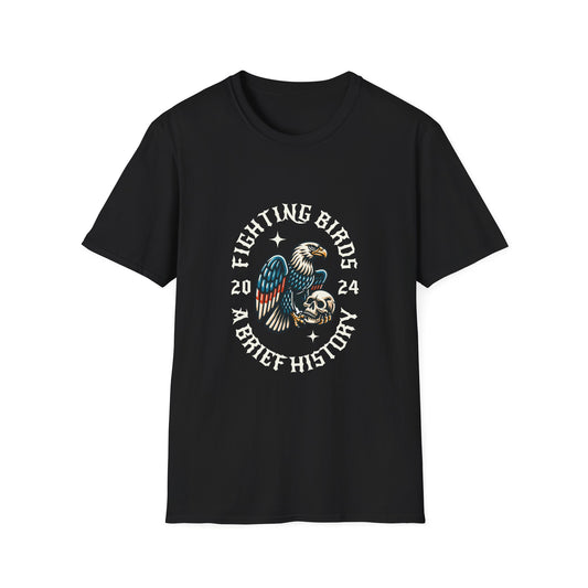 Fighting Birds A Brief History - T-Shirt - Blount Custom Creations