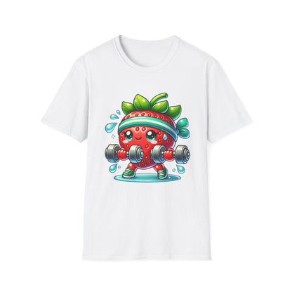 Strawberry Sweating While Working Out - T-Shirt - Blount Custom Creations