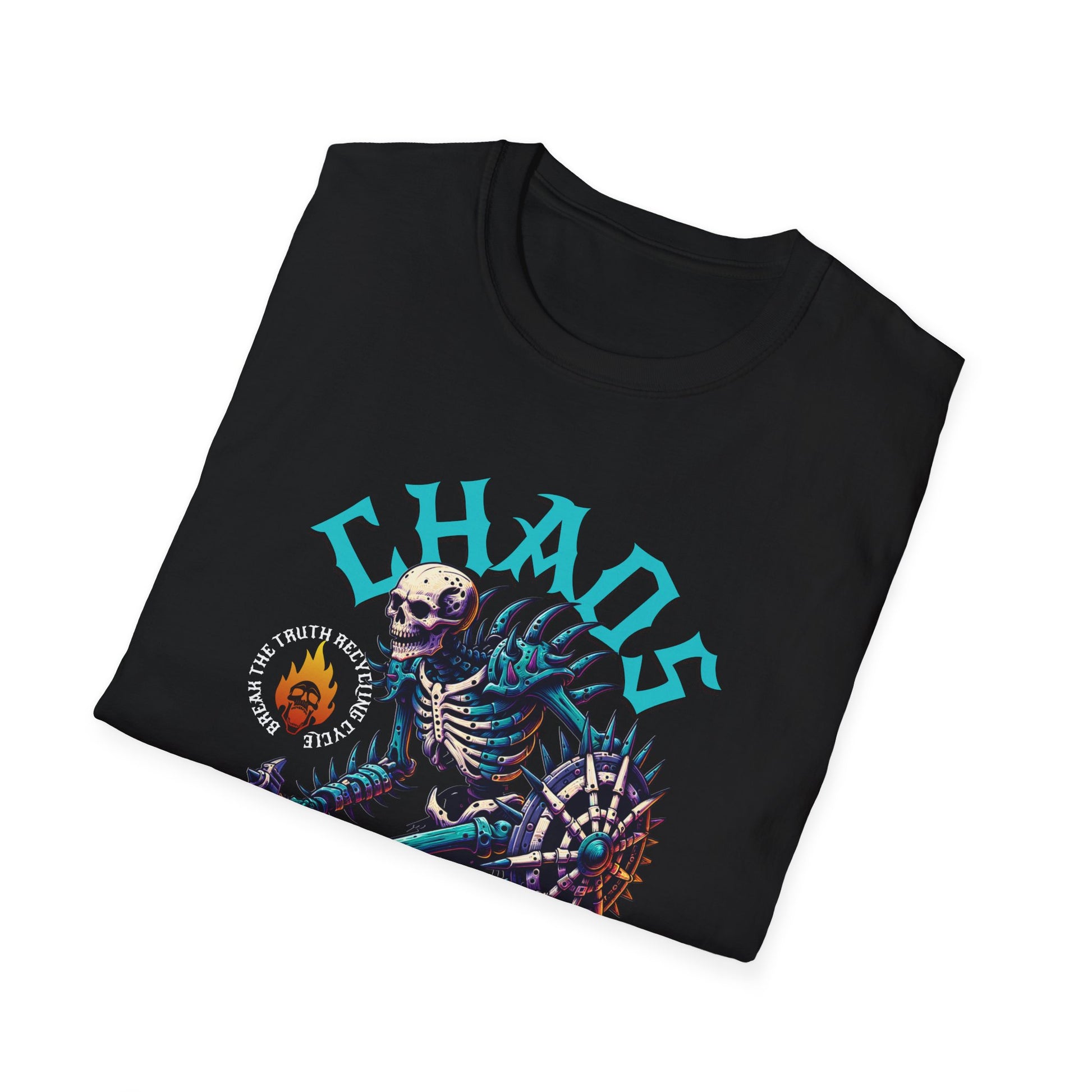 Chaos Combat Skeleton - T-Shirt - Blount Custom Creations